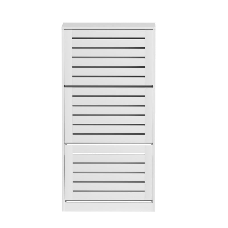 Artiss Shoe Cabinet Storage Drawer 45 Pairs White