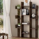 Artiss Tree-Shaped Bookshelf ROMI Walnut