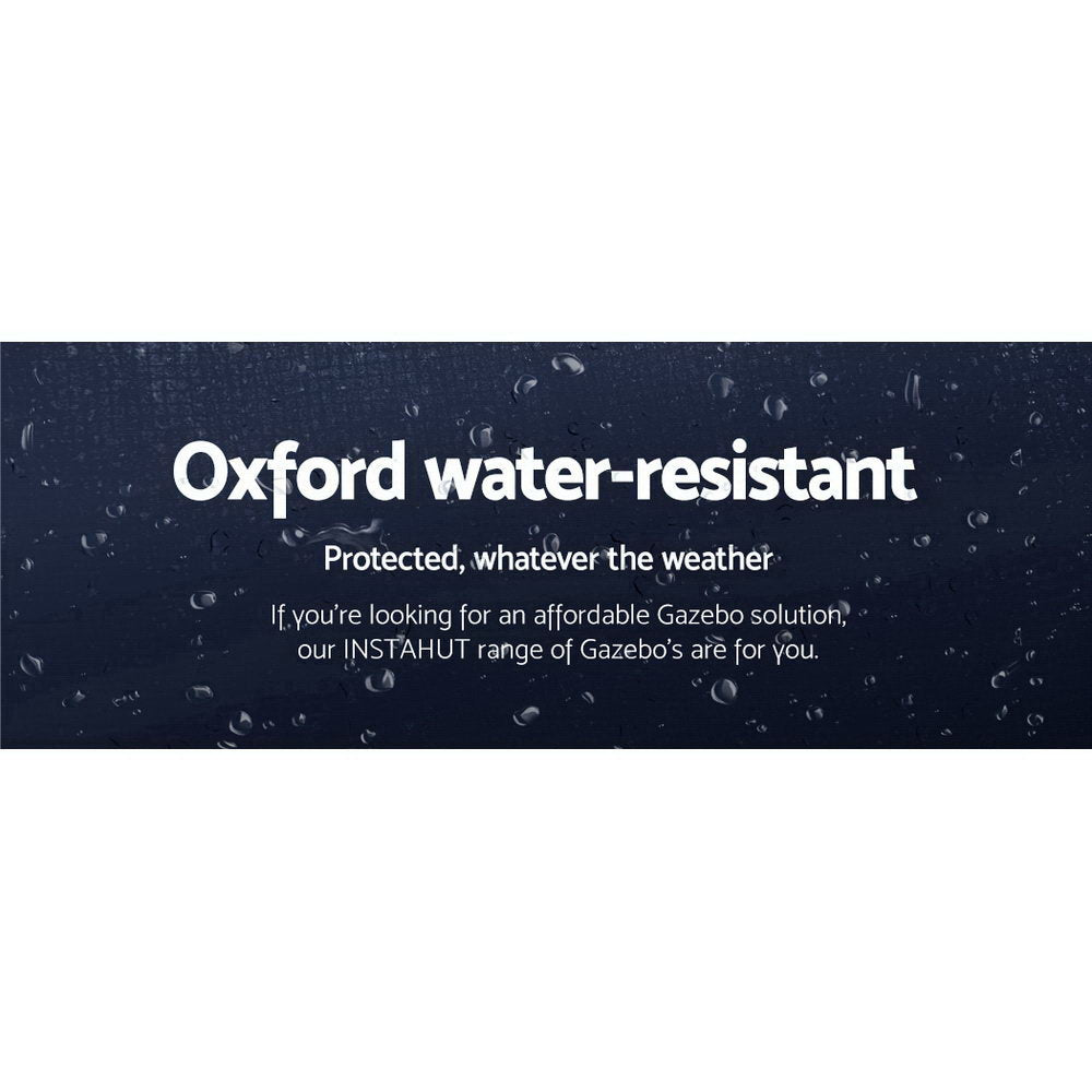 Instahut Gazebo Pop Up Marquee 3x6 Folding Tent Gazebos Camping 500D Oxford Navy