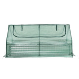 Raised Garden Bed with Greenhouse 3 in 1 Galvanised Planter Box Kit
