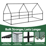 Raised Garden Bed with Greenhouse 3 in 1 Galvanised Planter Box Kit