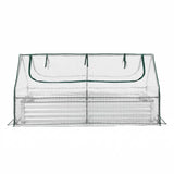 3 in 1 Raised Garden Bed with Greenhouse Galvanised Planter Box Kit