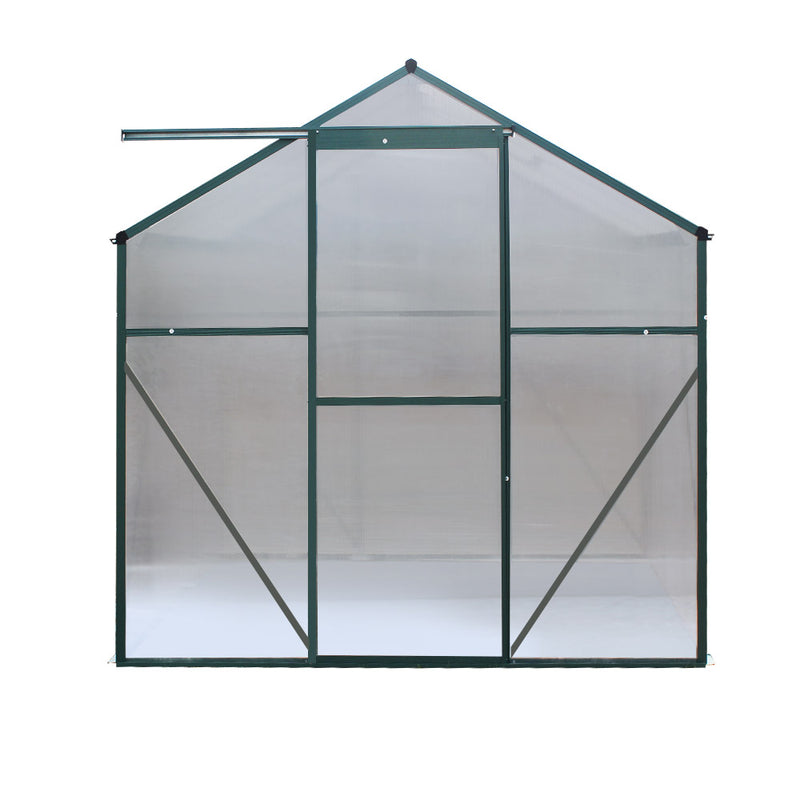 Greenfingers Greenhouse Aluminum Green House Garden Shed Polycarbonate 1.9x1.9M