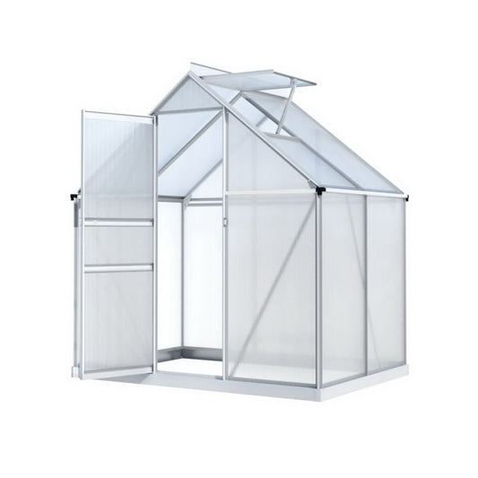 Greenhouse | Aluminium Polycarbonate Garden Storage Shed | 3.1Mx1.9Mx2.0M | Greenfingers
