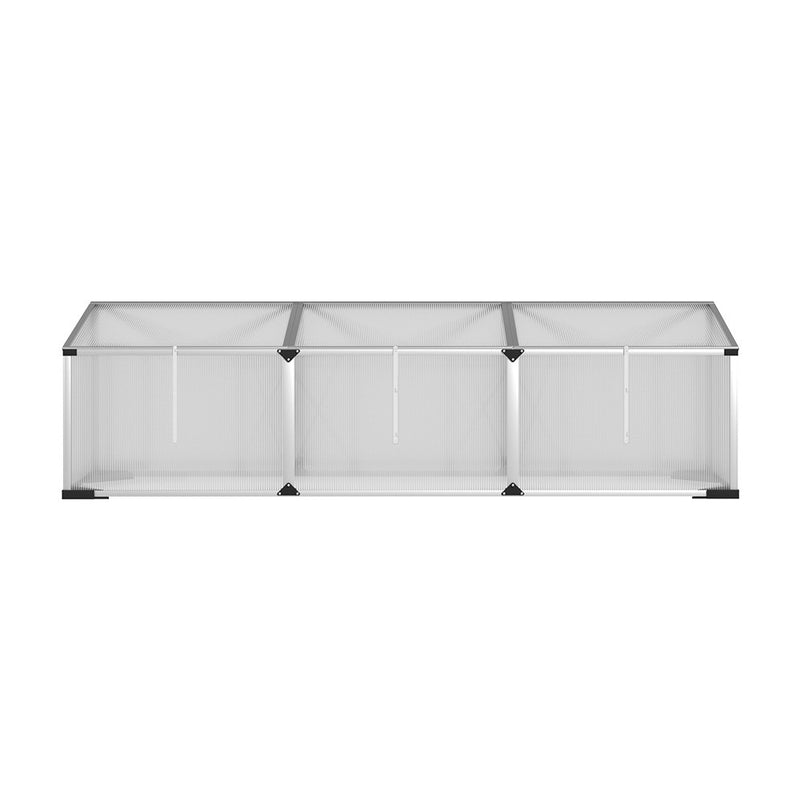 Greenfingers Aluminium Greenhouse 180x50x50 cm Green House Polycarbonate Garden