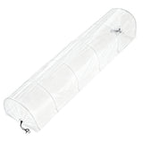 Portable Mini Greenhouse | 300x45x30cm | Tunnel | Clear PVC Steel Frame