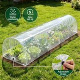 Portable Mini Greenhouse | 300x45x30cm | Tunnel | Clear PVC Steel Frame