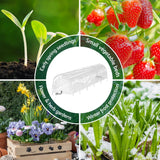 Portable Mini Greenhouse | 300x45x30cm | Tunnel | Clear PVC Steel Frame