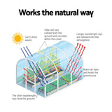 Mini Greenhouse | 240x90x90cm | Steel Frame with PE Cover