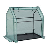 Mini Greenhouse | 91x46x84cm | Steel Frame with PE Cover | Outdoor Shelter