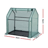 Mini Greenhouse | 91x46x84cm | Steel Frame with PE Cover | Outdoor Shelter