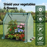 Mini Greenhouse | 91x46x84cm | Steel Frame with PE Cover | Outdoor Shelter
