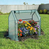 Mini Greenhouse | 91x46x84cm | Steel Frame with PE Cover | Outdoor Shelter