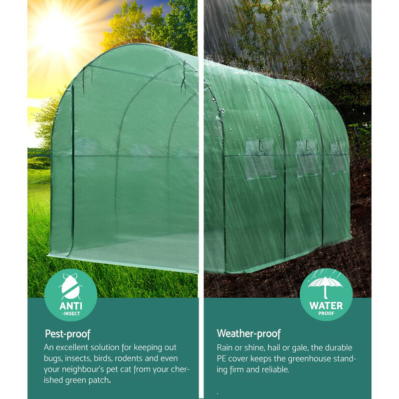 Greenhouse | 3x2x2M | Walk in Green House Tunnel | Greenfingers