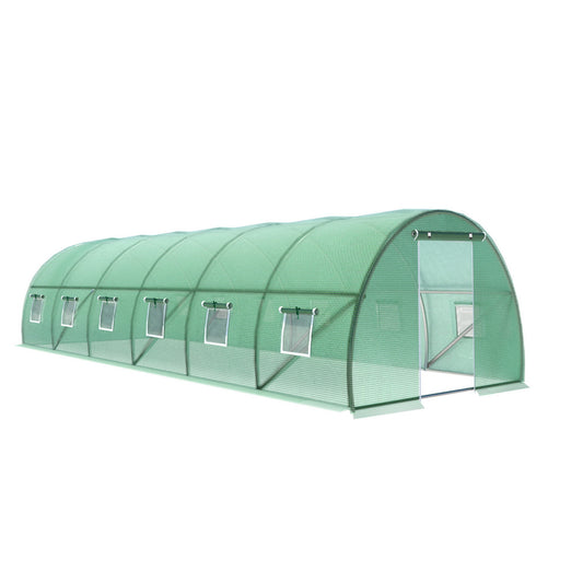 Greenhouse | Walk In Tunnel | Garden Shed Dome | 9x3x2M | Greenfngers