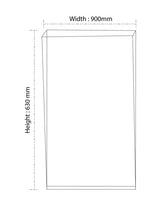 Garbage Bin Bag Roll - 56 Litre - dimensions