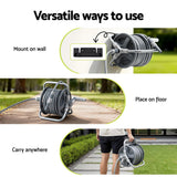 20m Heavy Duty Retractable Garden Hose Reel with Auto Rewind -  1/2"