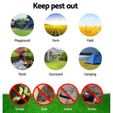 Illustration of different outdoor uses of snake repeller