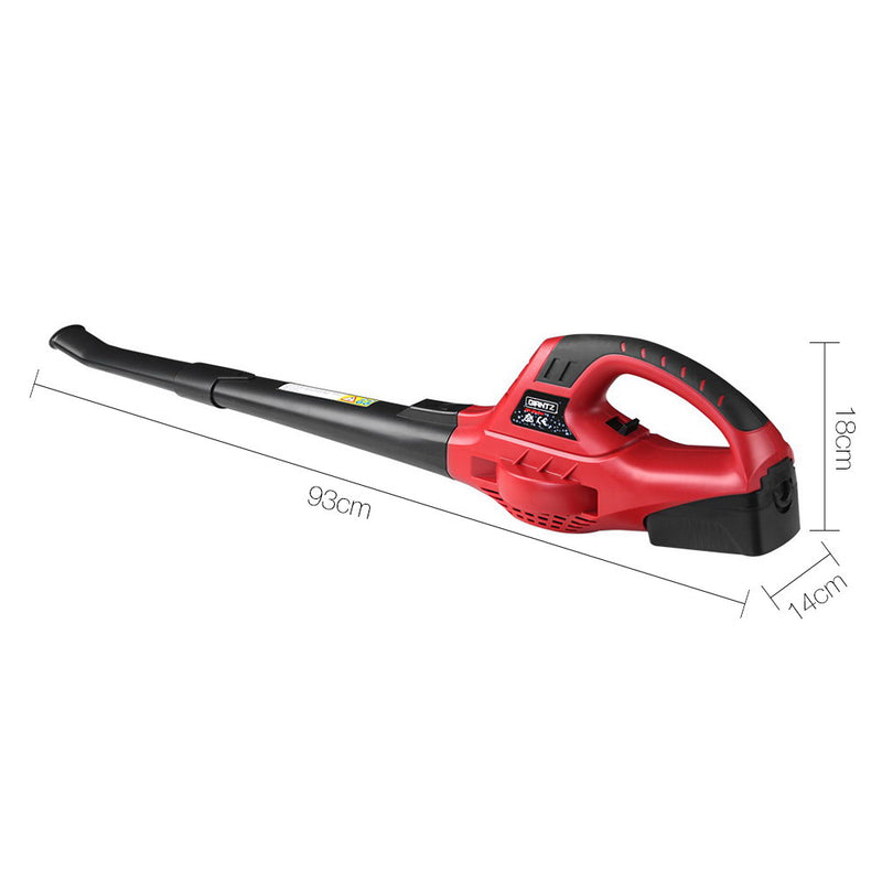 Cordless Leaf Blower | Lithium Electric Battery | Nozzles 2-Speed | Giantz | 20V