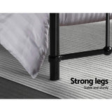Artiss Bed Frame Metal Bed Frame LEO - King Single(Black)