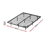 Artiss Double Bed Frame,Floating Metal Bed Frame with Smart LED Lights - Sturdy Metal Platform Bed Base, Silent Design, Tool-Free Assembly, 300KG Capacity for Home/Hotel/Master Bedroom