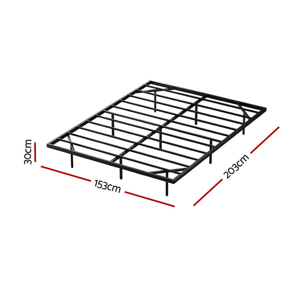 Artiss Queen Bed Frame,Floating Metal Bed Frame with Smart LED Lights - Sturdy Metal Platform Bed Base, Silent Design, Tool-Free Assembly, 300KG Capacity for Home/Hotel/Master Bedroom?