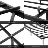 Artiss Queen Bed Frame,Floating Metal Bed Frame with Smart LED Lights - Sturdy Metal Platform Bed Base, Silent Design, Tool-Free Assembly, 300KG Capacity for Home/Hotel/Master Bedroom?