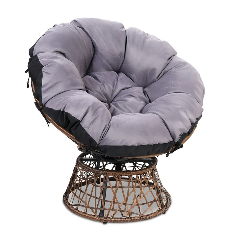 Papasan Chair | Outdoor Chairs | Gardeon brand| Brown