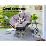 Papasan Chair | Outdoor Chairs | Gardeon brand| Grey