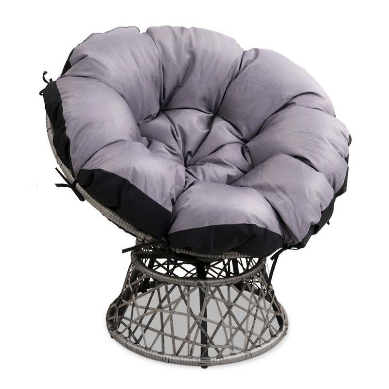 Papasan Chair | Outdoor Chairs | Gardeon brand| Grey