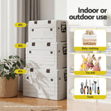 Gardeon 40L Outdoor Storage Box Foldable Camping Collapsible Bins Organizer