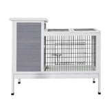 i.Pet Rabbit Hutch Chicken Coop 97cm x 49cm x 86cm Chicken Coop Large Run Wooden Outdoor Cage House