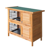 i.Pet Rabbit Hutch Chicken Coop 91.5cm x 45cm x 82cm Chicken Coop Large Wooden House Run Cage