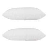 Giselle Bedding Goose Feather Down Pillow Luxury Twin Pack
