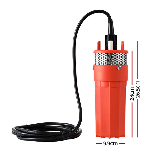 Submersible Solar Water Pump 24V | 70M Head Deep Well Bore Self-priming | Giantz