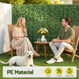 Artificial Ivy Privacy Fence Screen - Greenery Backdrop Panel for Balcony Patio Garden