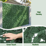 Artificial Ivy Privacy Fence Screen - Greenery Backdrop Panel for Balcony Patio Garden