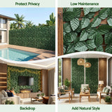 Artificial Ivy Privacy Fence Screen - Greenery Backdrop Panel for Balcony Patio Garden