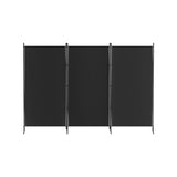 Artiss 3 Panel Room Divider Screen 260x180cm Fabric Black