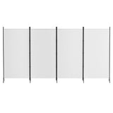 Artiss 4 Panel Room Divider Screen 345x180cm Fabric White