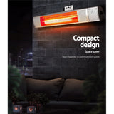 Electric Strip Infrared Radiant Heater- 2000W