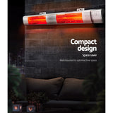 Electric Strip Infrared Radiant Heater- 3000W
