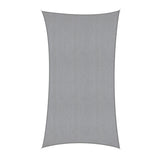 Sun Shade Sail Cloth 98% UV Block Outdoor Canopy Rectangle 2X5M Grey