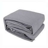 Sun Shade Sail Cloth 98% UV Block Outdoor Canopy Rectangle 2X5M Grey