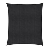 Sun Shade Sail Cloth 98% UV Block Outdoor Canopy Rectangle 5X6M Black