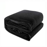 Sun Shade Sail Cloth 98% UV Block Outdoor Canopy Rectangle 5X6M Black