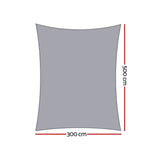Canopy | Waterproof Shade Sail Shade cloth | 220GSM | 3x5m | Instahut