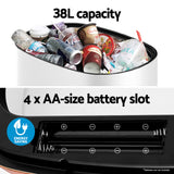 Devanti 38L Motion Sensor Bin Rubbish Automatic White