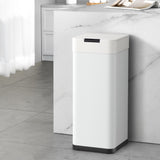Devanti 50L Sensor Bin Motion Rubbish Bins Kitchen Automatic Trash Can White
