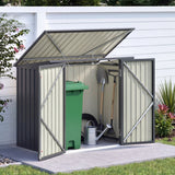 Garden Shed Wheelie Bin Storage Enclosure Outdoor Lockable Steel Cabinet